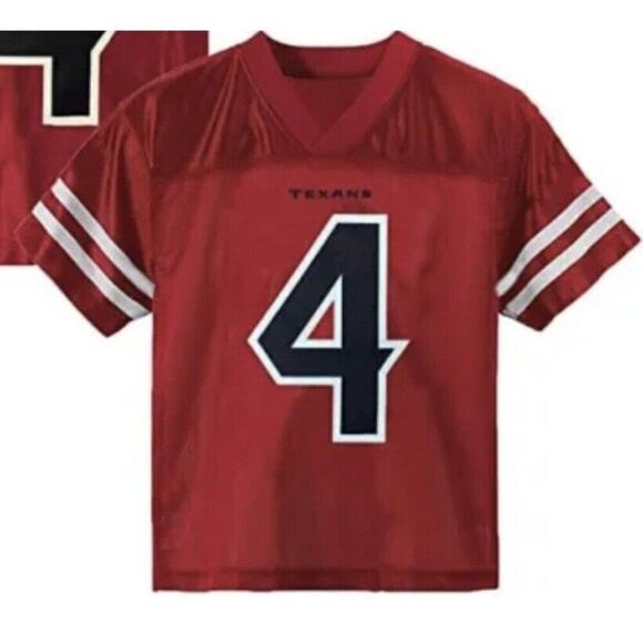 Youth Large Deshaun Watson Houston Texans #4 Jersey NFL Players Team Apparel NWT - Picture 1 of 4